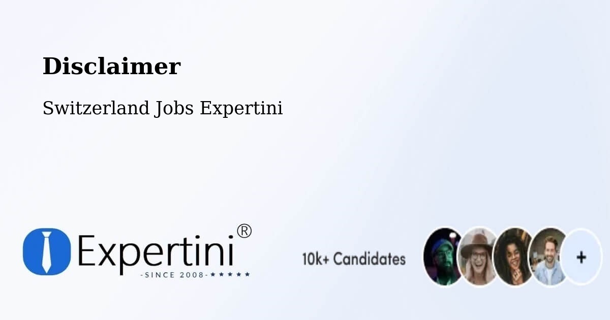 Disclaimer – Willisau - Switzerland Jobs Expertini