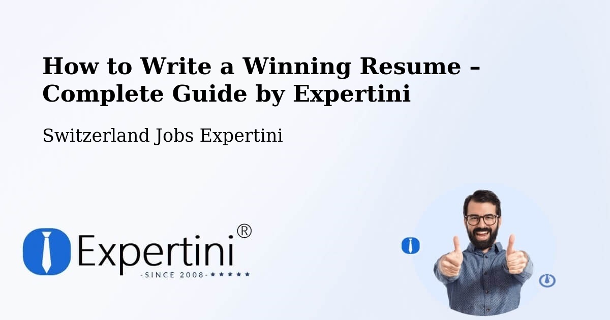 Resume Writing Guide for Job Seekers – Willisau - Willisau, Switzerland Jobs Expertini